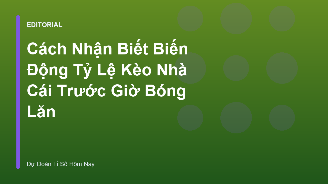 Biểu đồ minh họa biến động tỷ lệ kèo bóng đá